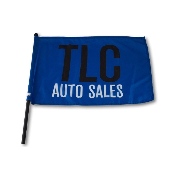 Waving Rally Flag 75D Polyester