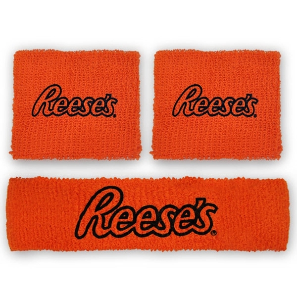 Heavyweight Headband Wristband Set with Heat Transfer