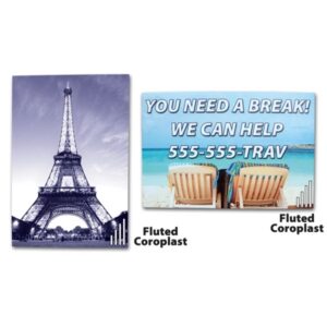 18" x 12" andamp; 12" x 18" Sign 4mm Coroplast™