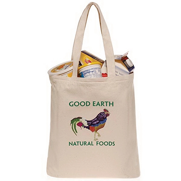 10 oz. Canvas Grocery Bags with 22" Handles