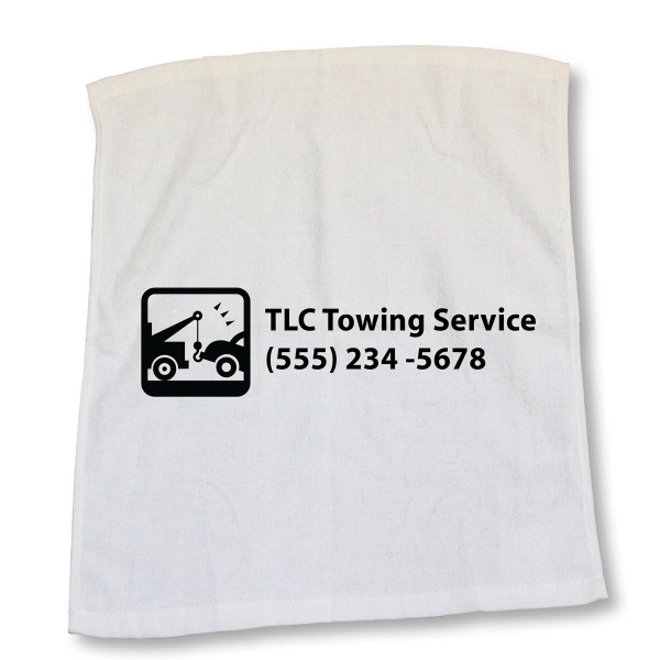 15" x 18" Rally Velour Hemmed Towel