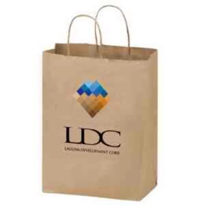 Natural Kraft 2-Bottle Wine Tote in CMYK - Color Evolution