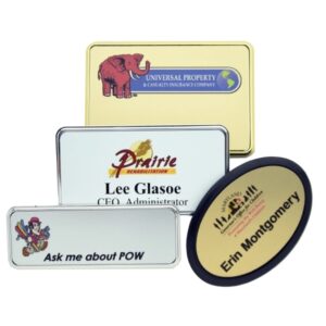 Plastic Name Badge Digitally Printed