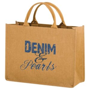 Hurricane - Washable Kraft Paper Fabric Tote Bag - Screen