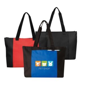 Zippered Tote Bag