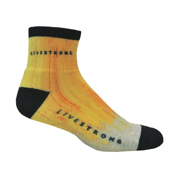 Made in the USA Athletic Quarter Socks With DTG Printing
