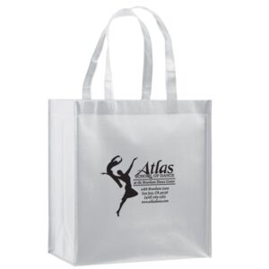 Gloss Laminated Designer Grocery Tote Bags - Screen Print