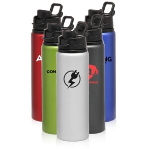 25 oz. Aluminum Water Bottle with Snap Lid