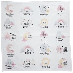 Swaddle 42" x 42"  Blanket Dye Sublimation