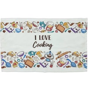 Tea Towel 16" x 26" Spun Polyester Flat