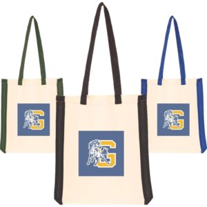 Stripes Style Canvas Shopping Cotton Tote Bag