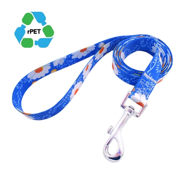 5/8" rPET Eco-friendly Sublimation Pet Leash Metal Carabiner