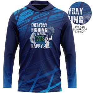 Unisex 170 GSM Sunproof SPF 50+  Long Sleeve T Shirt Hoodie