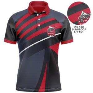 Unisex 170 GSM Sunproof Breathable Fishing Polo Shirt