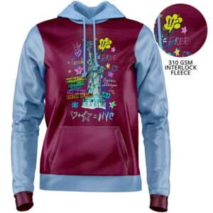 Women's Heavyweight 310 GSM Sublimation Pullover Hoodie