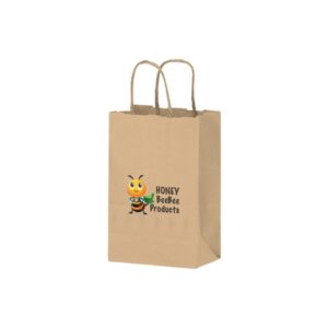Natural Kraft Twisted Paper Handle Shopper - DIGITAL