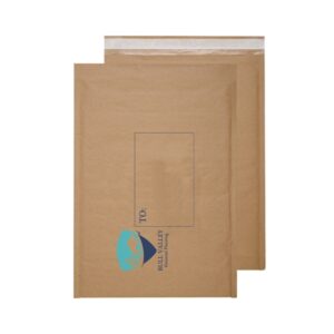 Natural Kraft Padded Mailer - DIGITAL SPLASH
