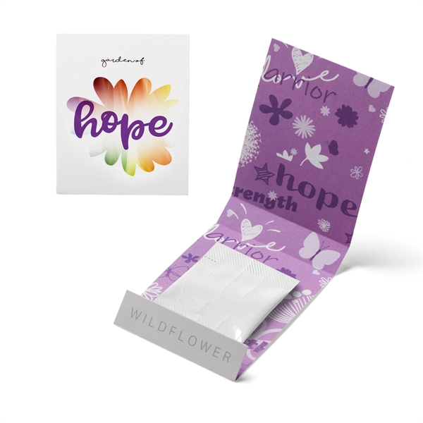 Purple Garden of Hope Seed Matchbook