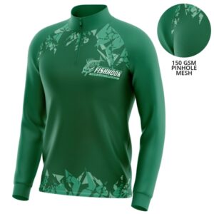 150 GSM Short Hole Mesh Long Sleeve Sublimation T-Shirt