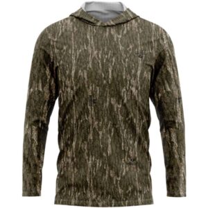 Mossy Oak® Men's 4.4 Oz. Polyester Interlock Hooded T-Shirt