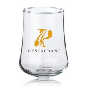 15 oz. Rose Bud Stemless Glasses