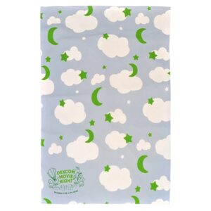 30" x 40" Poly/Spandex "Cotton Feel" Hemmed Swaddle Blanket