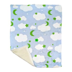 30" x 40" Silk Touch Front/Sherpa Back Hemmed Blanket
