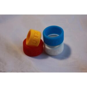 CUSTOM Debossed or Embossed Silicone Thumb Band