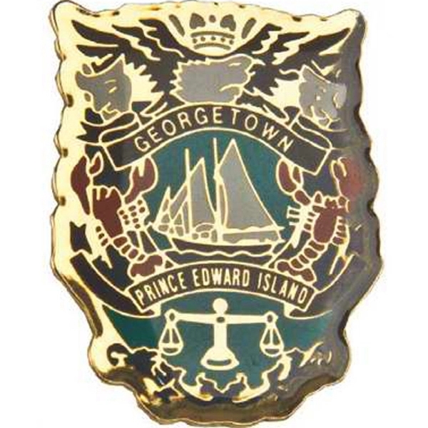 Lapel Pin (Brass Photo Etched 1")