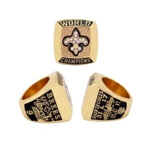 Replica Championship Ring Shiny Gold