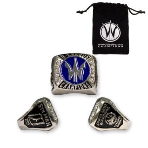 Replica Championship Ring Shiny Nickel