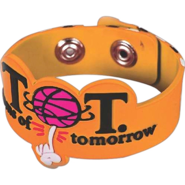 Soft PVC Clip Bracelet 3D (Youth/Small)