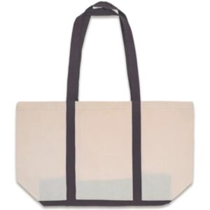Custom Two Tone Cotton Canvas Tote Bags