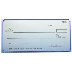 Custom Economy Giant Checks 30 X 60 Inch