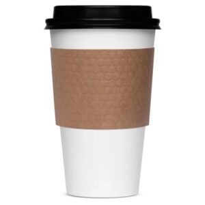 Custom Premium Embossed Natural Kraft Cup Sleeves