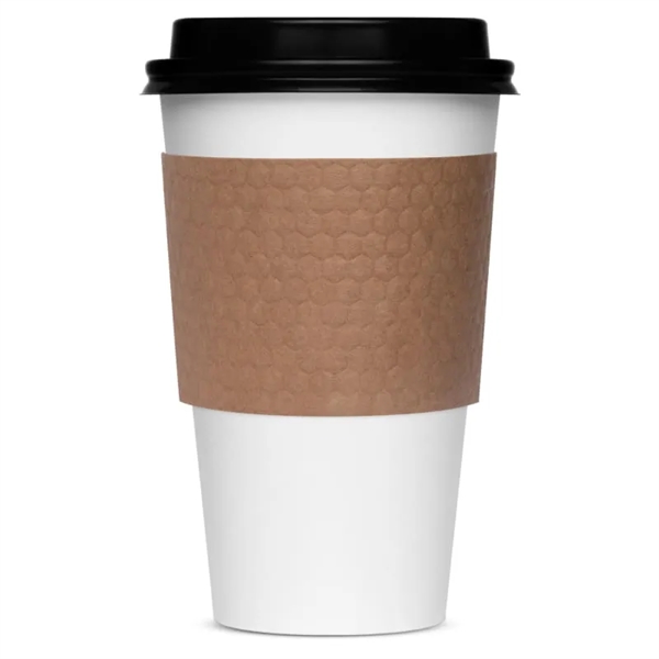 Custom Premium Embossed Natural Kraft Cup Sleeves
