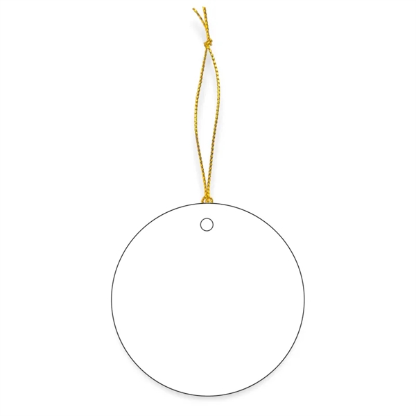 Full Color Ceramic Christmas Ornament