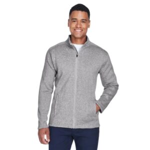 Devon andamp; Jones Men's Bristol Full-Zip Sweater Fleece Jacket