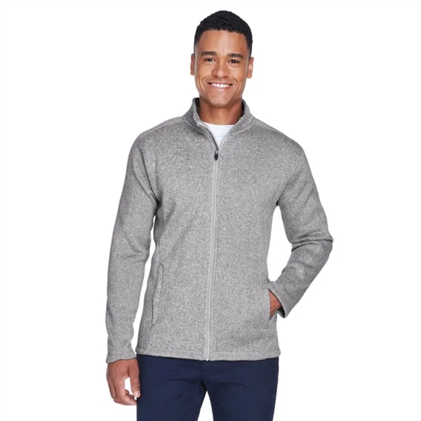Devon andamp; Jones Men's Bristol Full-Zip Sweater Fleece Jacket