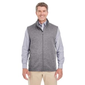 Devon andamp; Jones Men's Newbury Melange Fleece Vest