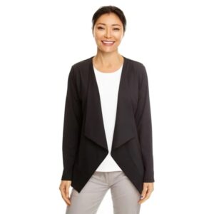 Devon andamp; Jones Ladies' Perfect Fit™ Draped Open Blazer