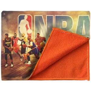 15" X 18" Sublimated Color Back Microfiber Sports Towel