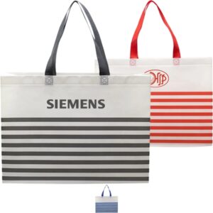 Two-Tone Non-Woven Durable Beach Tote Bag (15" x 4" x 13.5")
