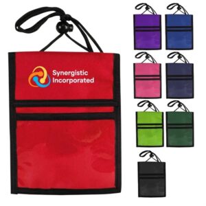 Multi Pocket Badge Holder/Passport Pouch