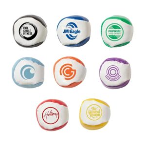 2" Two-Tone Hacky Sack Kick Ball Toy