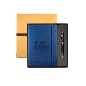 Leeman Tuscany Textured Journal And Executive Stylus Pen...