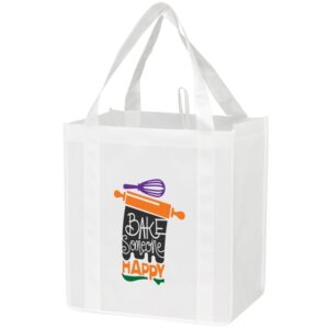 Polylactic Acid Fiber Plant Based Non-Woven Grocery Tote Bag