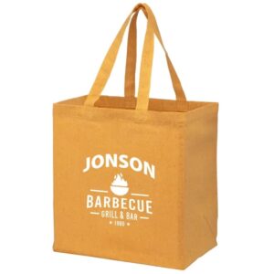 Recycled Cotton Canvas Grocery Bag - Screen Print