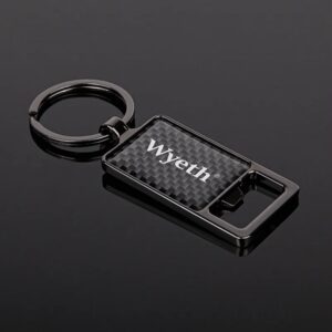 Saugus Key Chain Bottle Opener - Black