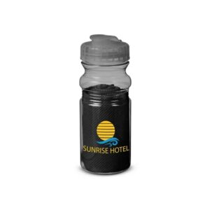 Cooling Towel In Water Bottle